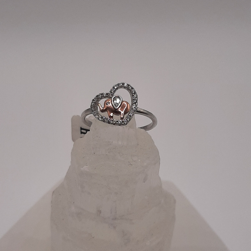 R733 Sterling Silver Elephant Ring - Charmed Aroma